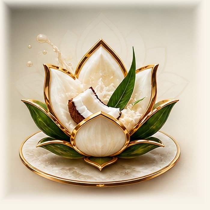 Coconut Calm — lotus specimen