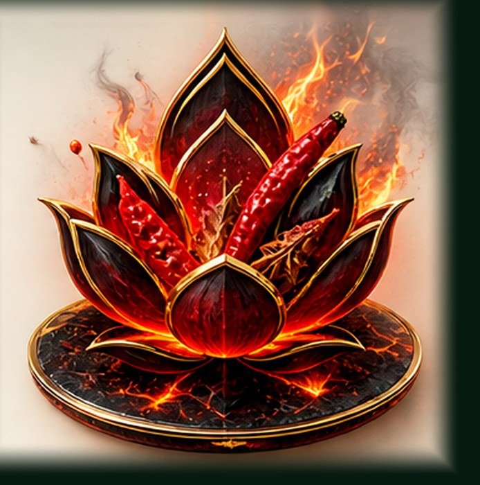 Indian Fire — lotus specimen