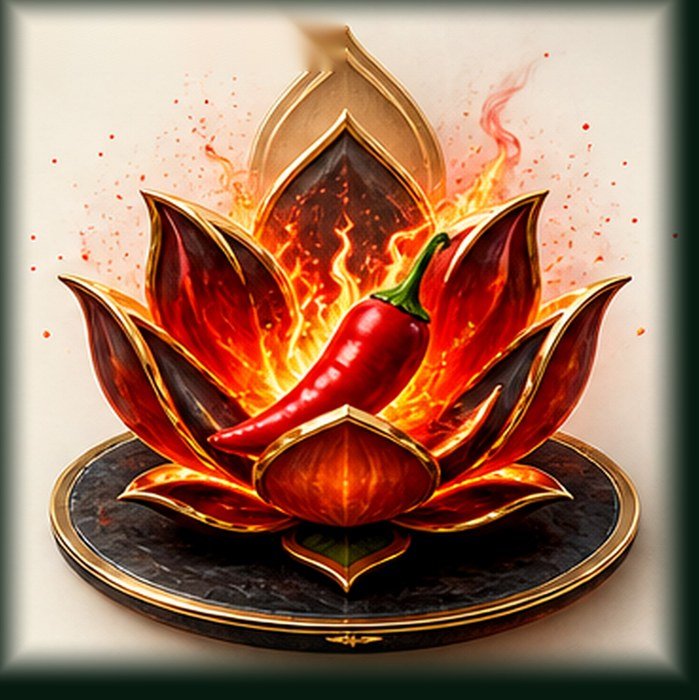 Wok Flame — lotus specimen