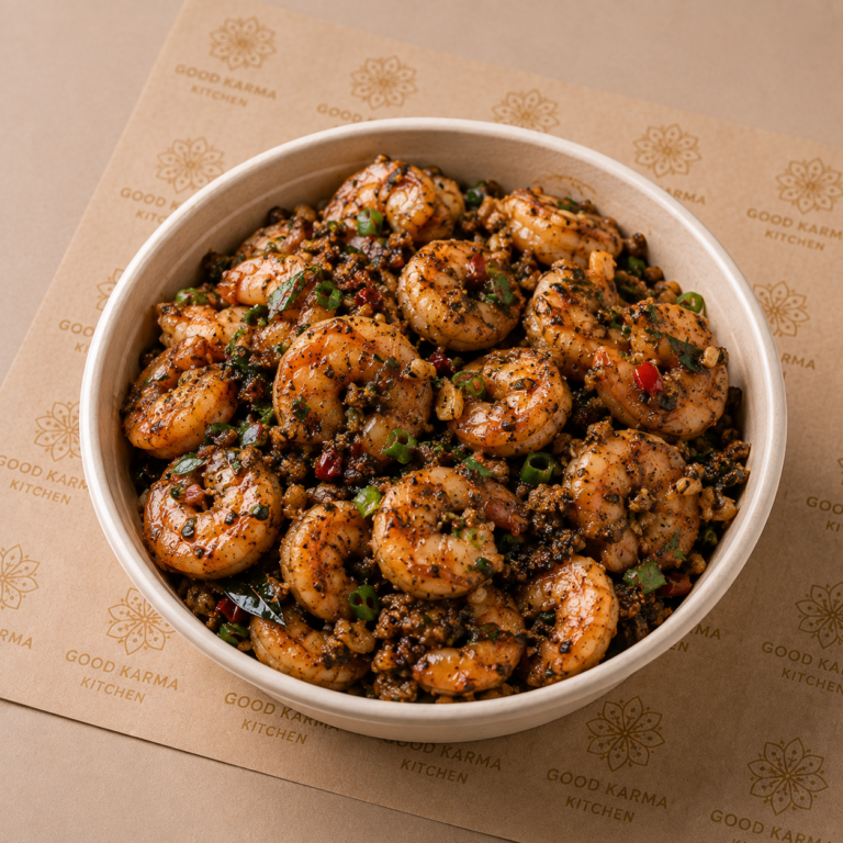 Pepper Garlic Prawns