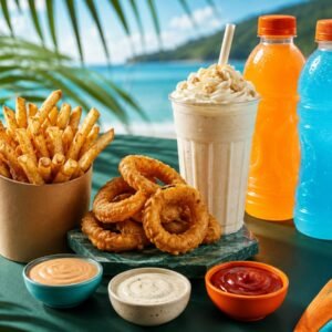 Shake It seasoned sides, milkshake and sport hydration drinks