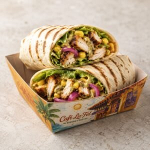 Chargrilled chicken wrap